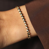 14 Ayar Altın Geometrik Kesim Bileklik RG052 | altın | Ronaff Pırlanta | Tektaş Yüzük, Pırlanta Yüzük, Kolye, Küpe