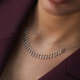 14 Ayar Altın Baget Pırlanta Uçlu Kolye RG0109 | Pırlanta Kolye | Ronaff Pırlanta | Tektaş Yüzük, Pırlanta Yüzük, Kolye, Küpe