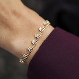 14 Ayar Altın Çiçek Sallantılı Pırlanta Bileklik RG054 | altın | Ronaff Pırlanta | Tektaş Yüzük, Pırlanta Yüzük, Kolye, Küpe