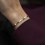 14 Ayar Altın Çoklu Daire Pırlanta Bileklik RG055 | altın | Ronaff Pırlanta | Tektaş Yüzük, Pırlanta Yüzük, Kolye, Küpe