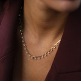 14 Ayar Altın Pırlanta Çiçek Sallantılı Kolye RG056 | altın | Ronaff Pırlanta | Tektaş Yüzük, Pırlanta Yüzük, Kolye, Küpe