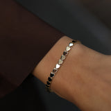 14 Ayar Altın Kalp Halkalı Minimal Bileklik RG057 | altın | Ronaff Pırlanta | Tektaş Yüzük, Pırlanta Yüzük, Kolye, Küpe