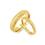 3 mm & 4 mm Çift Sarı Altın Bombeli Alyans - RNF1036 | Alyans | Ronaff Pırlanta | Tektaş Yüzük, Pırlanta Yüzük, Kolye, Küpe