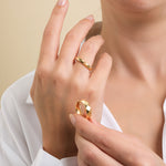 3 mm & 4 mm Çift Sarı Altın Bombeli Alyans - RNF1041 | Alyans | Ronaff Pırlanta | Tektaş Yüzük, Pırlanta Yüzük, Kolye, Küpe