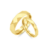 3 mm & 4 mm Çift Sarı Altın Bombeli Alyans - RNF1041 | Alyans | Ronaff Pırlanta | Tektaş Yüzük, Pırlanta Yüzük, Kolye, Küpe