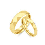 3 mm & 4 mm Çift Sarı Altın Bombeli Alyans - RNF1041 | Alyans | Ronaff Pırlanta | Tektaş Yüzük, Pırlanta Yüzük, Kolye, Küpe