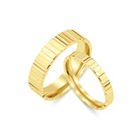 3 mm & 4 mm Çift Sarı Altın Bombeli Alyans - RNF1040 | Alyans | Ronaff Pırlanta | Tektaş Yüzük, Pırlanta Yüzük, Kolye, Küpe