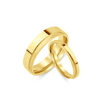 3 mm & 4 mm Çift Sarı Altın Bombeli Alyans - RNF1050 | Alyans | Ronaff Pırlanta | Tektaş Yüzük, Pırlanta Yüzük, Kolye, Küpe