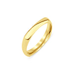 3 mm & 5 mm Çift Sarı Altın Bombeli Alyans - RNF1056 | Alyans | Ronaff Pırlanta | Tektaş Yüzük, Pırlanta Yüzük, Kolye, Küpe