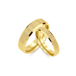 3 mm & 5 mm Çift Sarı Altın Bombeli Alyans - RNF1037 | Alyans | Ronaff Pırlanta | Tektaş Yüzük, Pırlanta Yüzük, Kolye, Küpe