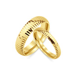 3 mm & 5 mm Çift Sarı Altın Bombeli Alyans - RNF1052 | Alyans | Ronaff Pırlanta | Tektaş Yüzük, Pırlanta Yüzük, Kolye, Küpe