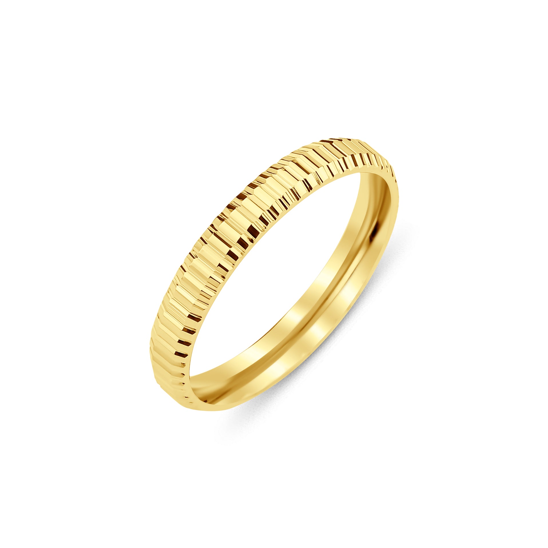 3 mm & 4 mm Çift Sarı Altın Bombeli Alyans - RNF1053 | Alyans | Ronaff Pırlanta | Tektaş Yüzük, Pırlanta Yüzük, Kolye, Küpe