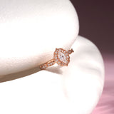 0.40 Karat Markiz & 0.20 Karat Kenar Yuvarlak Kesim Vintage Pırlanta Yüzük-RNF1419 | Pırlanta Yüzük | Ronaff Pırlanta | Tektaş Yüzük, Pırlanta Yüzük, Kolye, Küpe