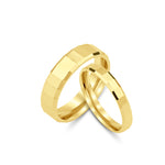 3 mm & 4 mm Çift Sarı Altın Düz Alyans - RNF1048 | Alyans | Ronaff Pırlanta | Tektaş Yüzük, Pırlanta Yüzük, Kolye, Küpe