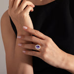 4.17 Karat Oval Tanzanit & 2.60 Karat Pırlanta Yüzük - RNF1269 | Pırlanta Yüzük | Ronaff Pırlanta | Tektaş Yüzük, Pırlanta Yüzük, Kolye, Küpe