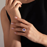 4.17 Karat Oval Tanzanit & 2.60 Karat Pırlanta Yüzük - RNF1269 | Pırlanta Yüzük | Ronaff Pırlanta | Tektaş Yüzük, Pırlanta Yüzük, Kolye, Küpe