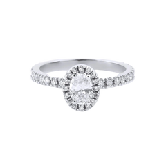 Oval Solitaire Rings