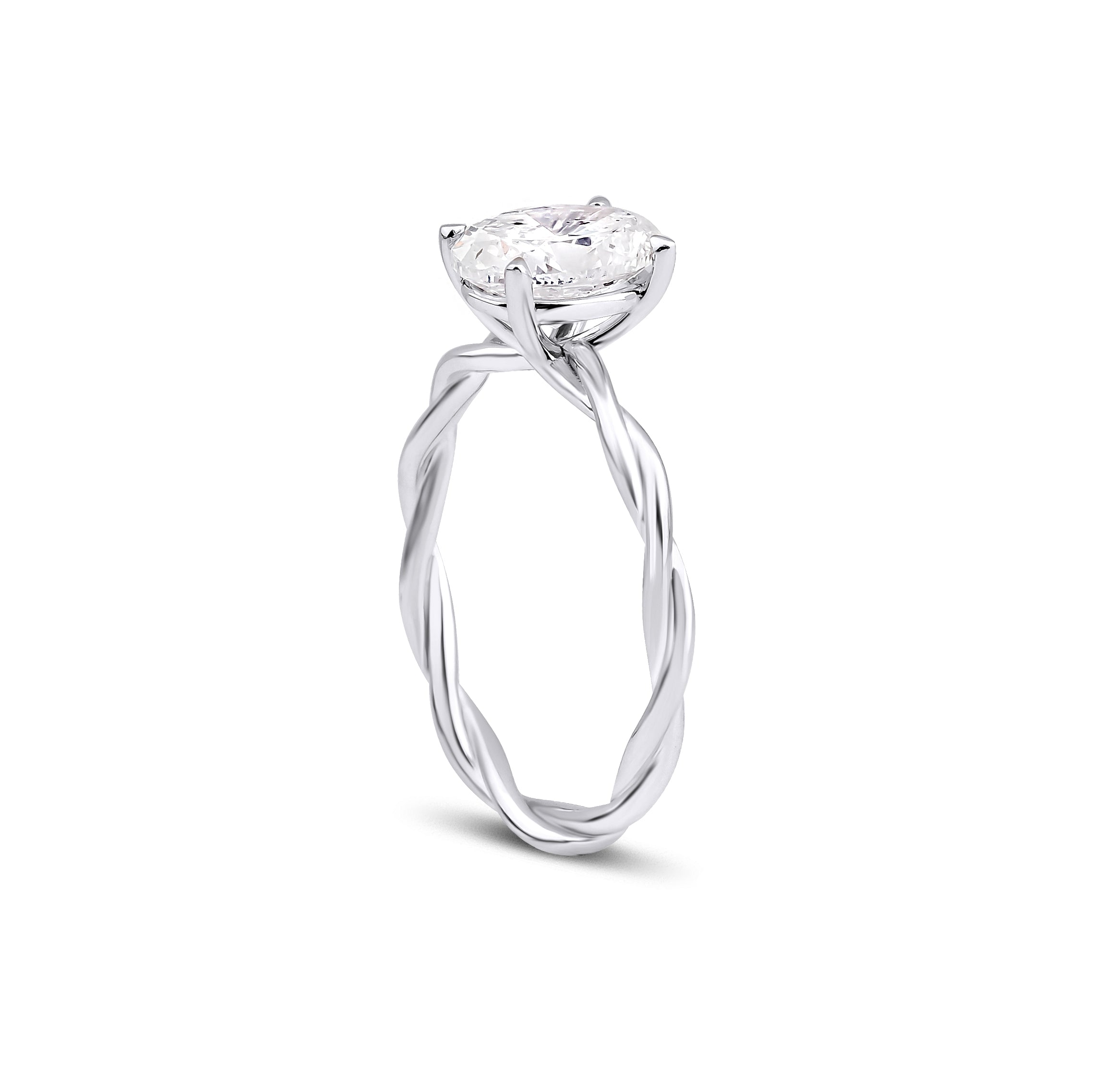 1.50 Karat Oval Kesim Pırlanta GIA/HRD Sertifikalı Örgülü Özel Tasarım Tektaş Yüzük-RNF1347 | Pırlanta Yüzük | Ronaff Pırlanta | Tektaş Yüzük, Pırlanta Yüzük, Kolye, Küpe