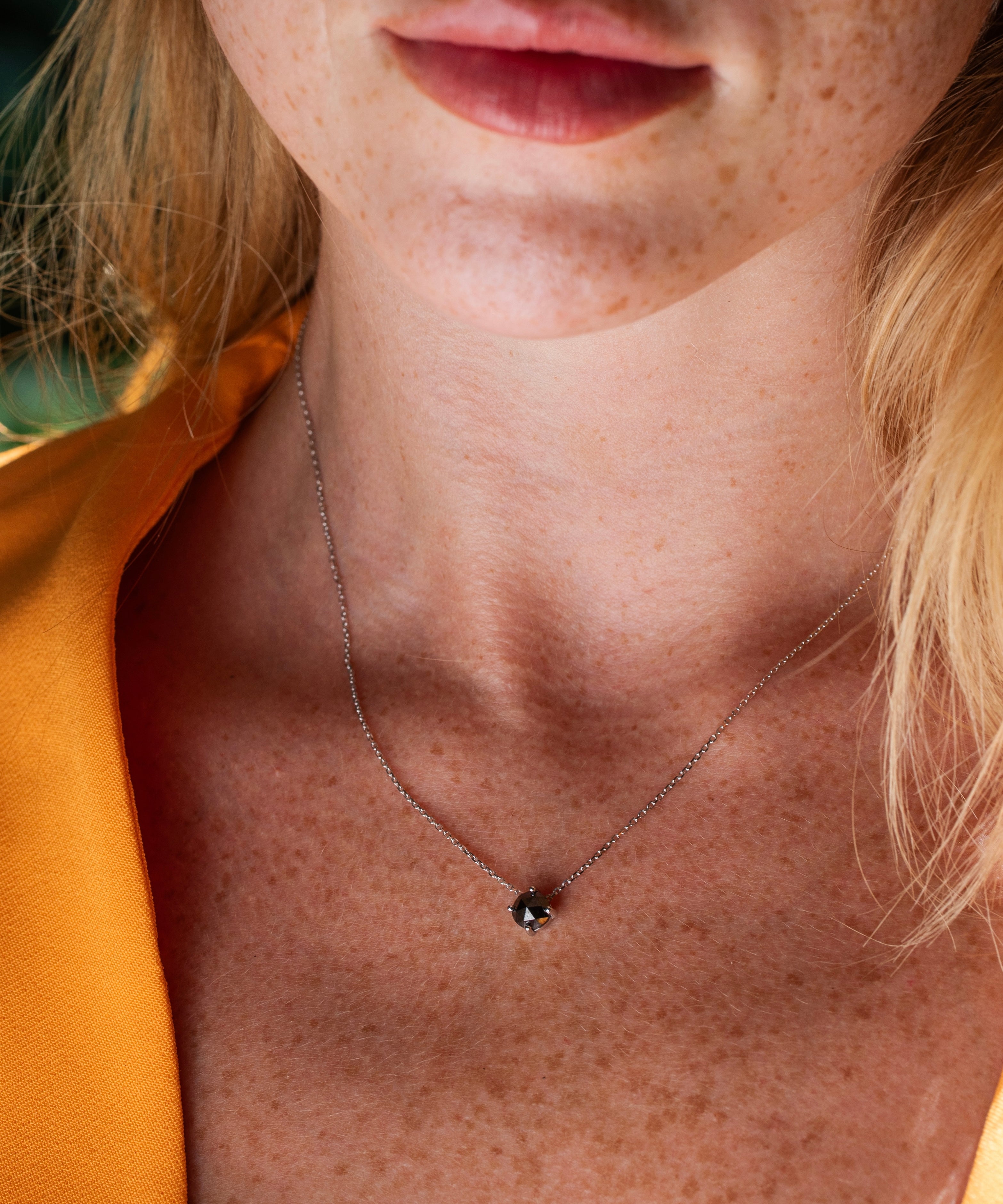 0.70 Karat Siyah Elmas Tektaş Kolye - RNF0650 | Pırlanta Kolye | Ronaff Pırlanta | Tektaş Yüzük, Pırlanta Yüzük, Kolye, Küpe