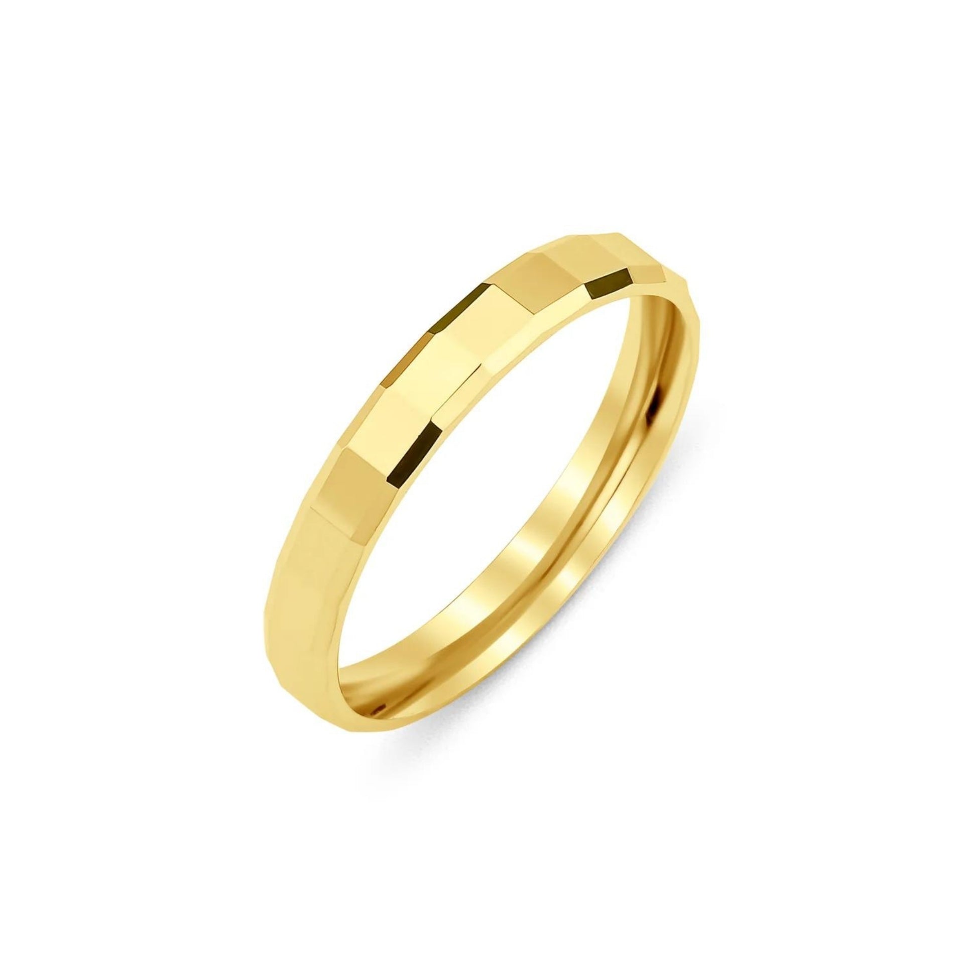 3 mm & 4 mm Çift Sarı Altın Düz Alyans - RNF1048 | Alyans | Ronaff Pırlanta | Tektaş Yüzük, Pırlanta Yüzük, Kolye, Küpe