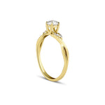 0.30 Karat Yuvarlak Kesim & 0.16 Karat Markiz Tasarım Tektaş Pırlanta Yüzük-RNF1354 | Pırlanta Yüzük | Ronaff Pırlanta | Tektaş Yüzük, Pırlanta Yüzük, Kolye, Küpe