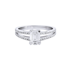 Emerald Solitaire Rings