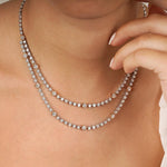 7.00 Karat Yuvarlak Kesim Pırlantalı Özel Tasarım Gerdanlık-RNF01099 | Gerdanlık | Ronaff Pırlanta | Tektaş Yüzük, Pırlanta Yüzük, Kolye, Küpe