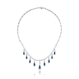 7.20 Karat Safir & 6.80 Karat Pırlanta Özel Tasarım Gerdanlık - RNF0959 | Gerdanlık | Ronaff Pırlanta | Tektaş Yüzük, Pırlanta Yüzük, Kolye, Küpe