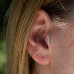 0.09 Karat Yuvarlak Kesim Üç Taşlı Küpe - RNF0853 | Pırlanta Küpe | Ronaff Pırlanta | Tektaş Yüzük, Pırlanta Yüzük, Kolye, Küpe