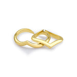 3 mm & 4 mm Çift Sarı Altın Özel Tasarım Alyans-RNF1361 | Alyans | Ronaff Pırlanta | Tektaş Yüzük, Pırlanta Yüzük, Kolye, Küpe