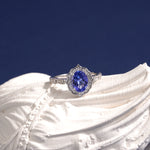 1.65 Karat Oval Tanzanit Pırlantalı Yüzük - RNF0313 | Renkli Taşlı Yüzükler | Ronaff Pırlanta | Tektaş Yüzük, Pırlanta Yüzük, Kolye, Küpe
