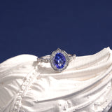 1.65 Karat Oval Tanzanit Pırlantalı Yüzük - RNF0313 | Renkli Taşlı Yüzükler | Ronaff Pırlanta | Tektaş Yüzük, Pırlanta Yüzük, Kolye, Küpe