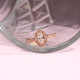 0.40 Karat Markiz & 0.20 Karat Kenar Yuvarlak Kesim Vintage Pırlanta Yüzük-RNF1419 | Pırlanta Yüzük | Ronaff Pırlanta | Tektaş Yüzük, Pırlanta Yüzük, Kolye, Küpe