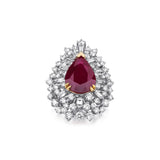 9.02 Karat Yakut & 4.33 Karat Pırlanta Özel Tasarım Yüzük - RNF0958 | Renli Taşlı Yüzük | Ronaff Pırlanta | Tektaş Yüzük, Pırlanta Yüzük, Kolye, Küpe