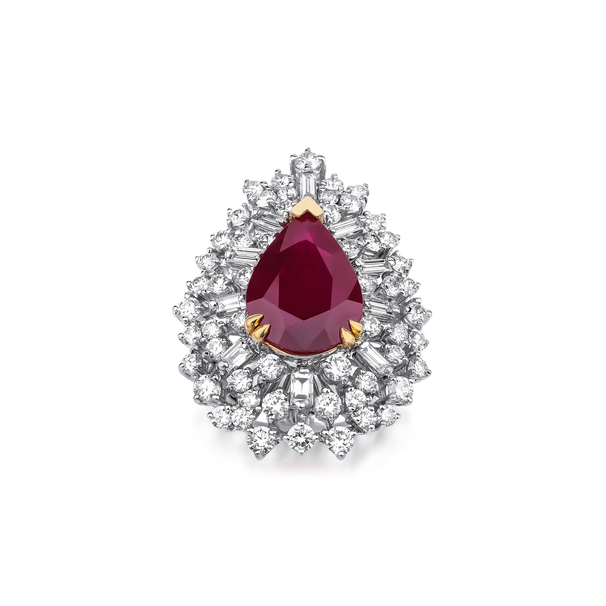 9.02 Karat Yakut & 4.33 Karat Pırlanta Özel Tasarım Yüzük - RNF0958 | Renli Taşlı Yüzük | Ronaff Pırlanta | Tektaş Yüzük, Pırlanta Yüzük, Kolye, Küpe