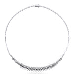 5.50 Karat Baget ve Yuvarlak Pırlantalı Özel Tasarım Gerdanlık-RNF1398 | Gerdanlık | Ronaff Pırlanta | Tektaş Yüzük, Pırlanta Yüzük, Kolye, Küpe