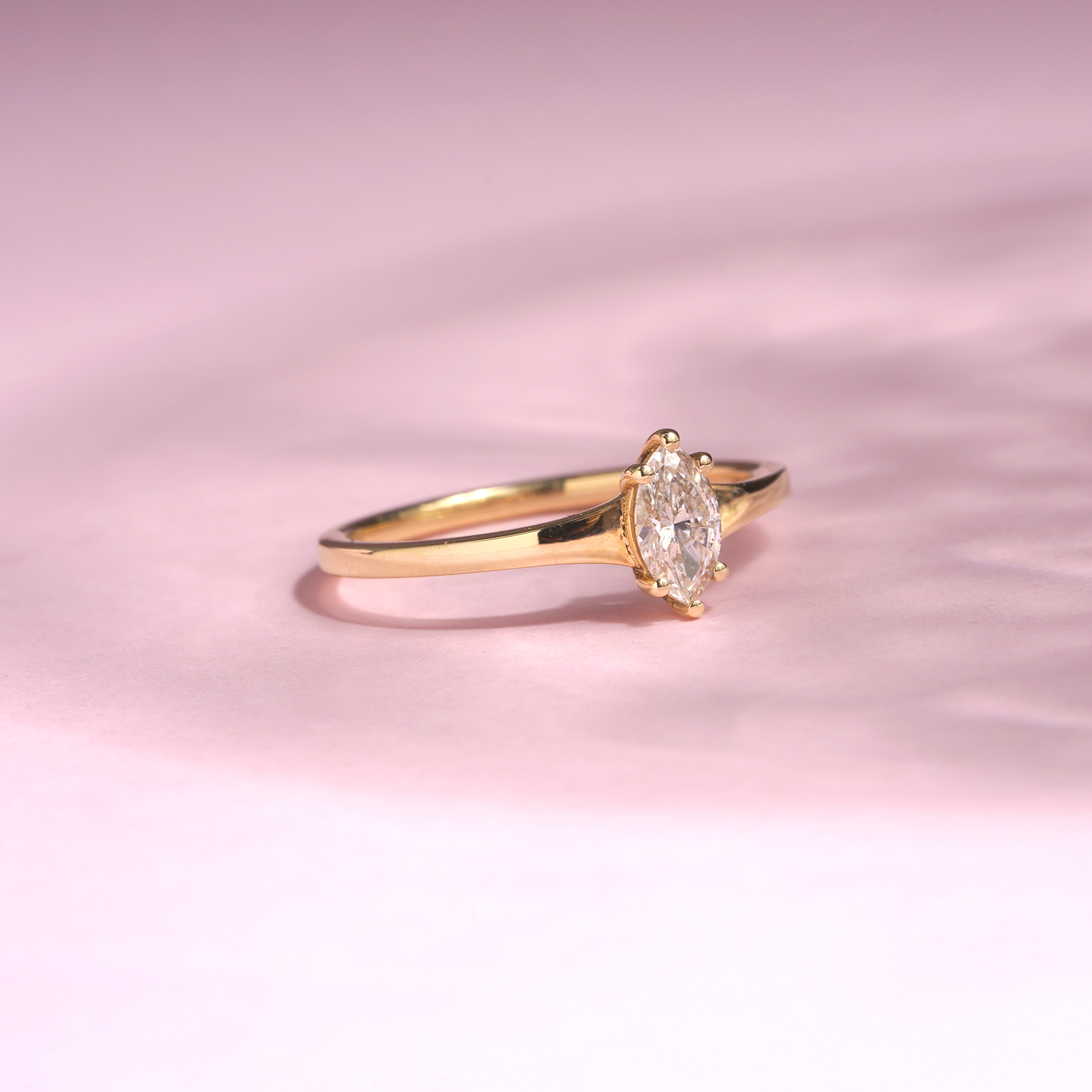 0.40 Karat Markiz Kesim GIA/HRD Sertifikalı Pırlanta Tektaş Yüzük - RNF0437 | Tektaş Pırlanta | Ronaff Pırlanta | Tektaş Yüzük, Pırlanta Yüzük, Kolye, Küpe