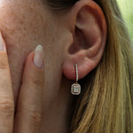 1.15 Karat Pırlanta Rose Baget Küpe - RNF0414 | Pırlanta Küpe | Ronaff Pırlanta | Tektaş Yüzük, Pırlanta Yüzük, Kolye, Küpe