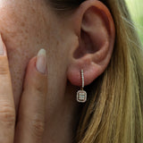 1.15 Karat Pırlanta Rose Baget Küpe - RNF0414 | Pırlanta Küpe | Ronaff Pırlanta | Tektaş Yüzük, Pırlanta Yüzük, Kolye, Küpe