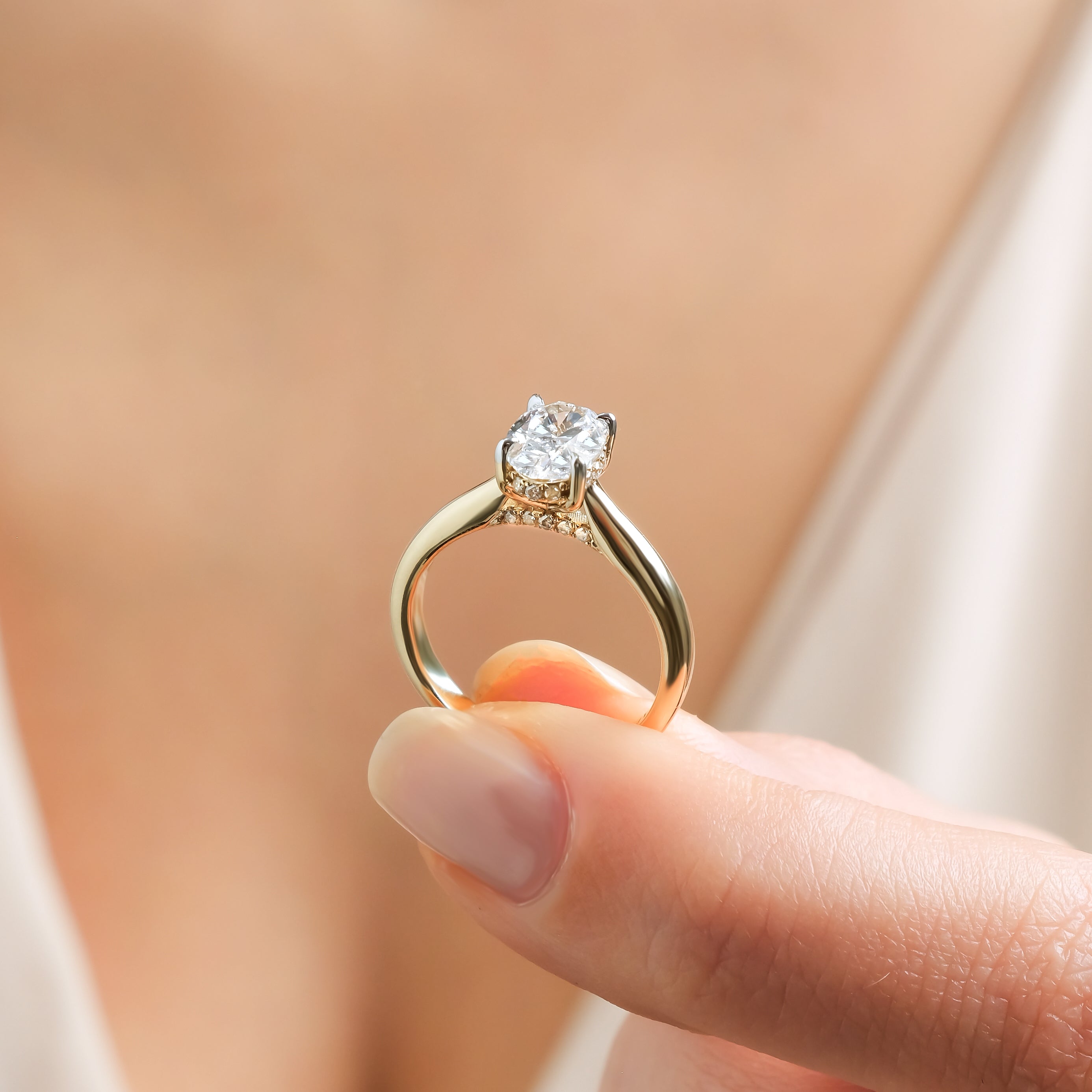 0.60 Karat Oval Kesim Pırlanta GIA/HRD Sertifikalı Özel Tasarım Tektaş Yüzük-RNF1359 | Pırlanta Yüzük | Ronaff Pırlanta | Tektaş Yüzük, Pırlanta Yüzük, Kolye, Küpe