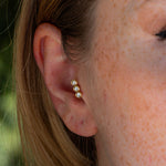 0.09 Karat Yuvarlak Kesim Üç Taşlı Küpe - RNF0853 | Pırlanta Küpe | Ronaff Pırlanta | Tektaş Yüzük, Pırlanta Yüzük, Kolye, Küpe