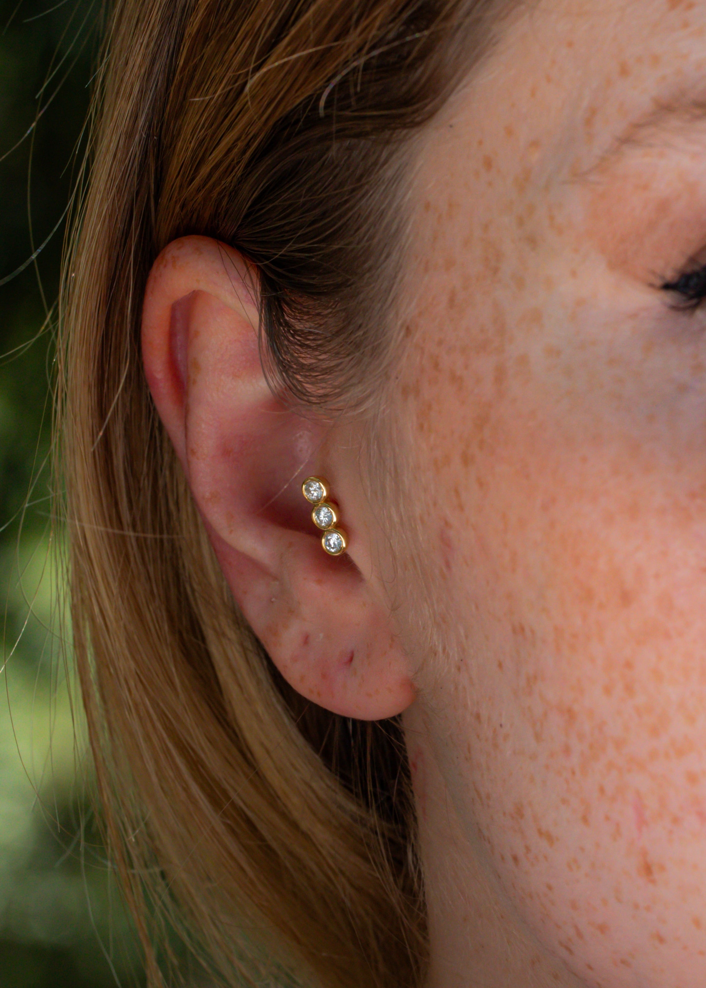 0.09 Karat Yuvarlak Kesim Üç Taşlı Küpe - RNF0853 | Pırlanta Küpe | Ronaff Pırlanta | Tektaş Yüzük, Pırlanta Yüzük, Kolye, Küpe