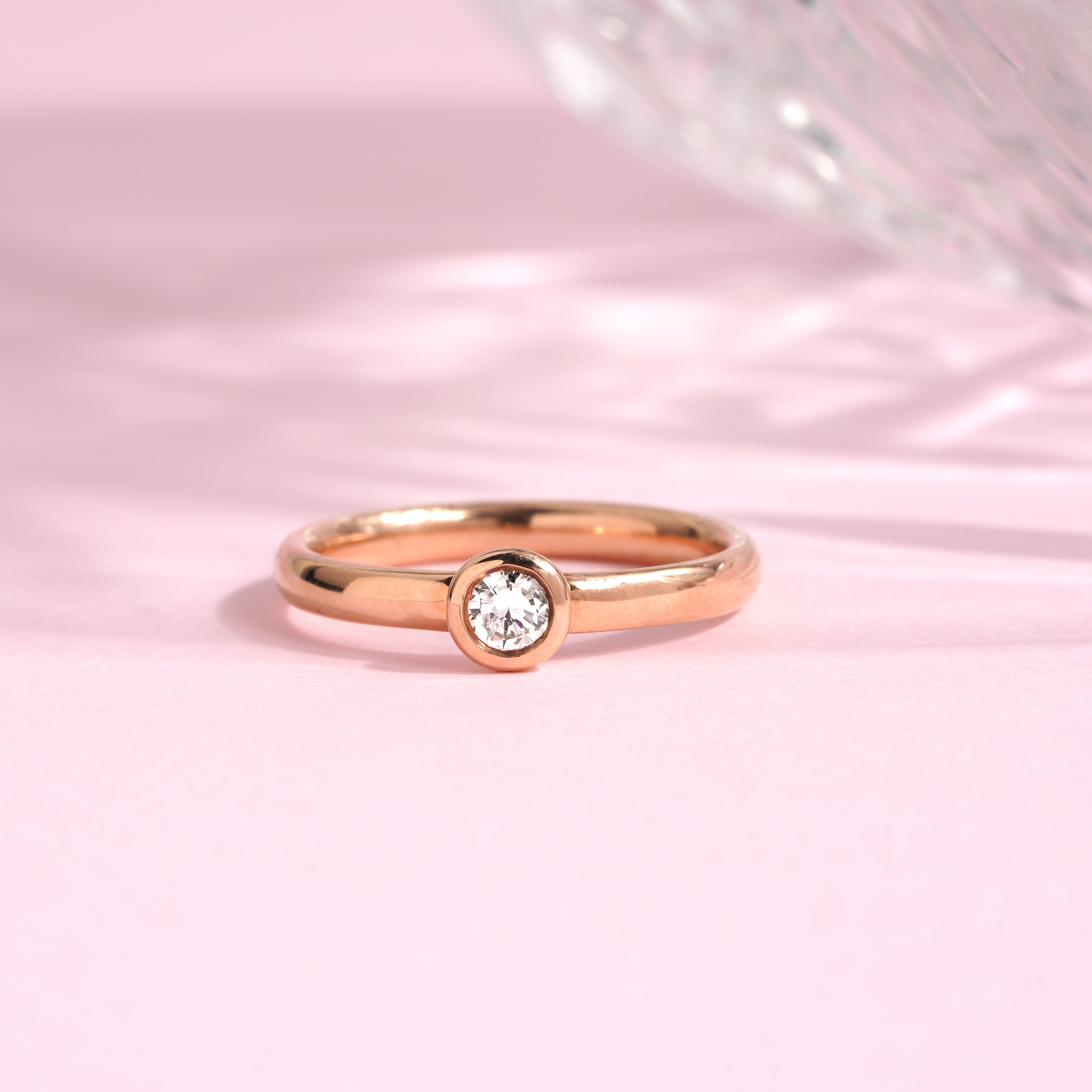 0.25 Karat Yuvarlak Kesim Tektaş Yüzük | Tektaş Yüzükler | Ronaff Pırlanta | Tektaş Yüzük, Pırlanta Yüzük, Kolye, Küpe