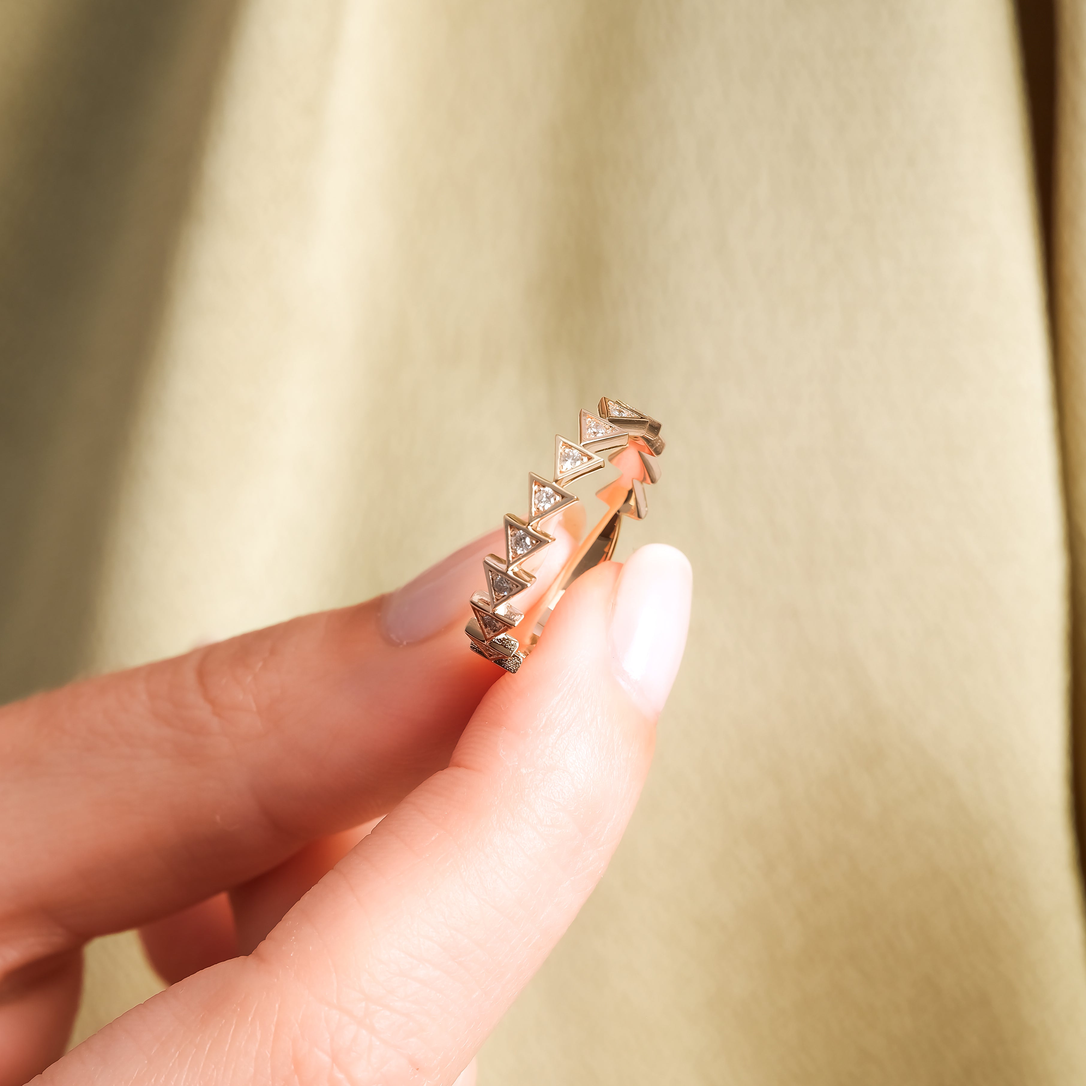 0.19 Karat Yarımtur Pırlantalı Vintage Yüzük-RNF1426 | Pırlanta Yüzük | Ronaff Pırlanta | Tektaş Yüzük, Pırlanta Yüzük, Kolye, Küpe