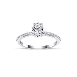 0.50 Karat Oval Kesim & 0.18 Karat Kenar Pırlanta GIA/HRD Sertifikalı Tektaş Yüzük-RNF1357 | Pırlanta Yüzük | Ronaff Pırlanta | Tektaş Yüzük, Pırlanta Yüzük, Kolye, Küpe