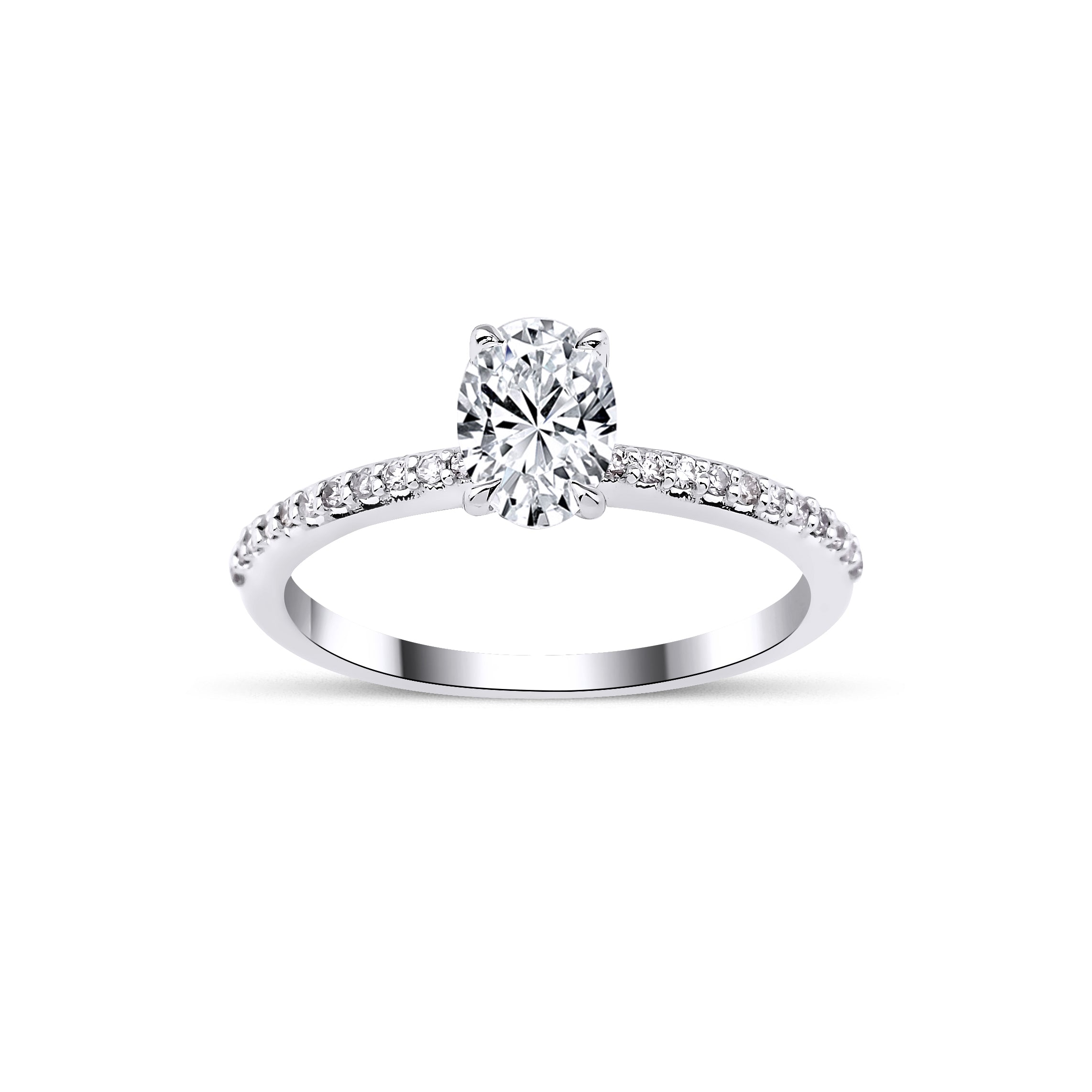 0.50 Karat Oval Kesim & 0.18 Karat Kenar Pırlanta GIA/HRD Sertifikalı Tektaş Yüzük-RNF1357 | Pırlanta Yüzük | Ronaff Pırlanta | Tektaş Yüzük, Pırlanta Yüzük, Kolye, Küpe