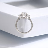 1.50 Karat Oval Merkez & 0.60 Karat Oval Yan & 0.40 Karat Yuvarlak Kenar Pırlanta Tektaş Yüzük - RNF0869 | Tektaş Pırlanta | Ronaff Pırlanta | Tektaş Yüzük, Pırlanta Yüzük, Kolye, Küpe