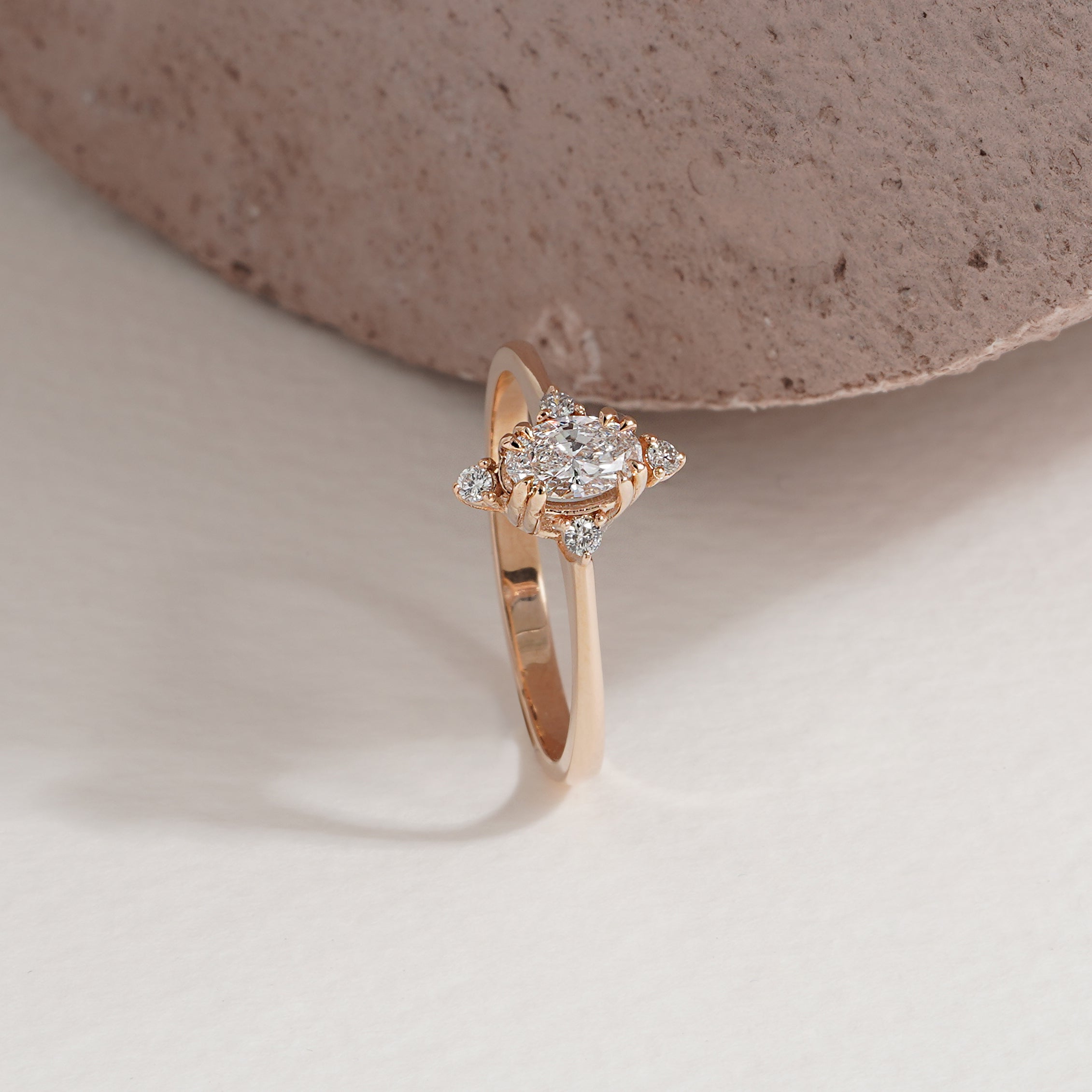 0.30 Karat Oval Kesim Özel Tasarım Vintage Yüzük RNF1440 | oval | Ronaff Pırlanta | Tektaş Yüzük, Pırlanta Yüzük, Kolye, Küpe