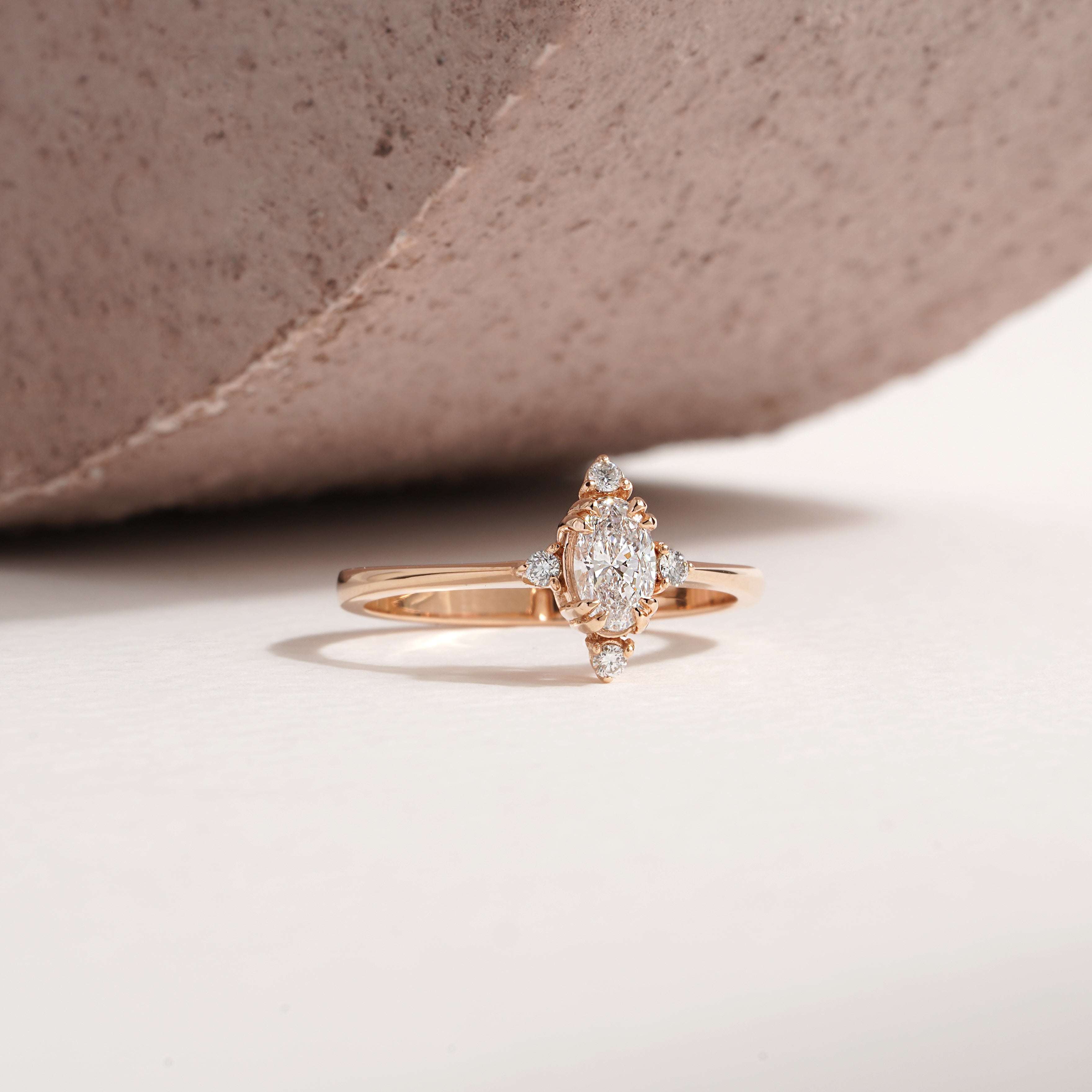 0.30 Karat Oval Kesim Özel Tasarım Vintage Yüzük RNF1440 | oval | Ronaff Pırlanta | Tektaş Yüzük, Pırlanta Yüzük, Kolye, Küpe