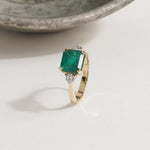 3.70 Karat Zümrüt & 0.30 Karat Pırlanta Renkli Yüzük -RNF1331 | Renkli Taşlı Yüzükler | Ronaff Pırlanta | Tektaş Yüzük, Pırlanta Yüzük, Kolye, Küpe